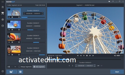 Bandicut Video Cutter 3.8.0 Crack + Keygen Full Activated Updated Version