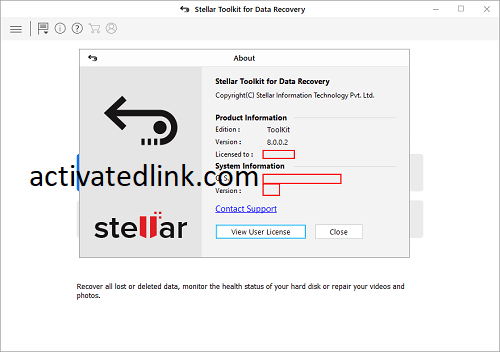 stellar data recovery standard activation key free