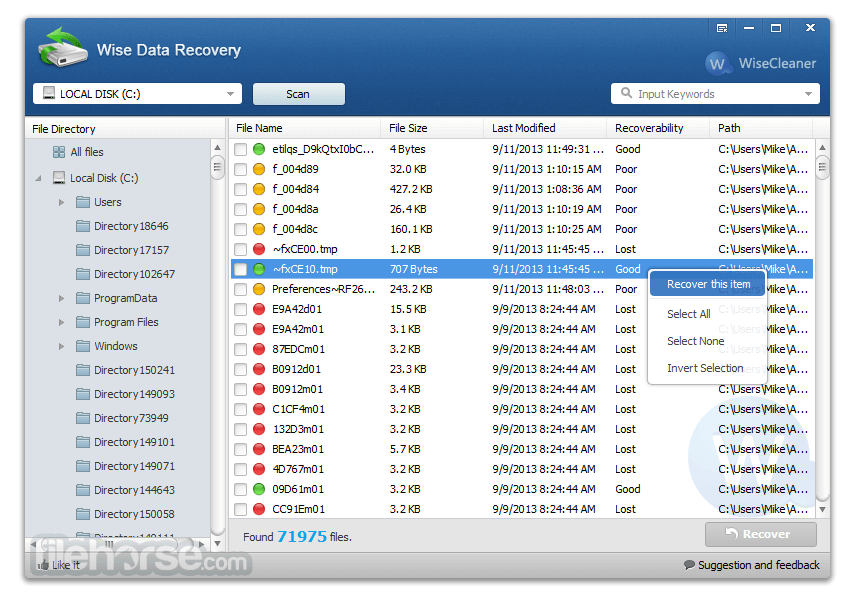 Wise Data Recovery 6.5.4626 Crack With Serial Key Free Download 2023