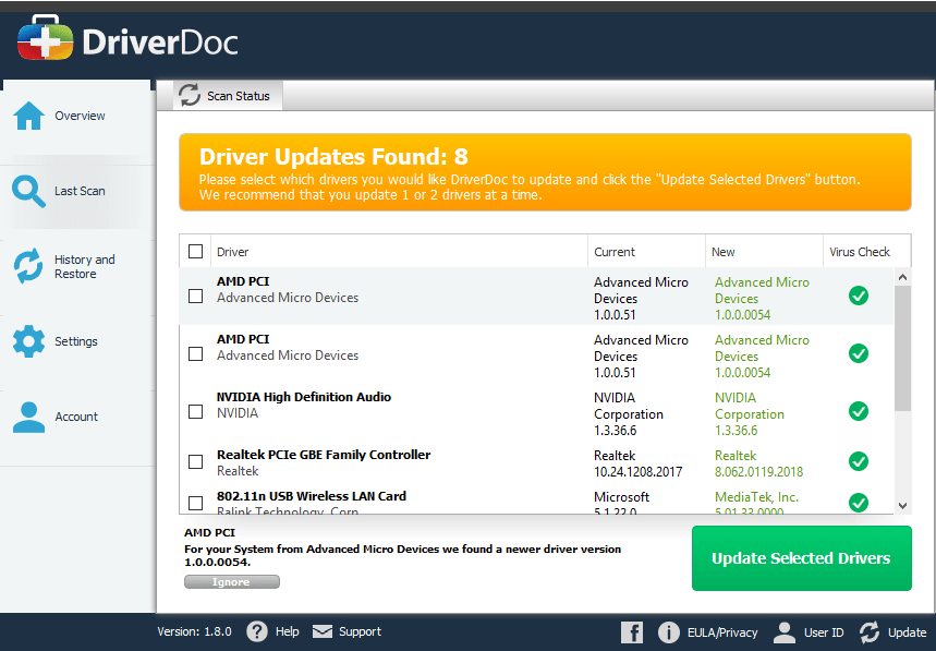 DriverDoc 7.2 Crack With License Key 2024 Free Download