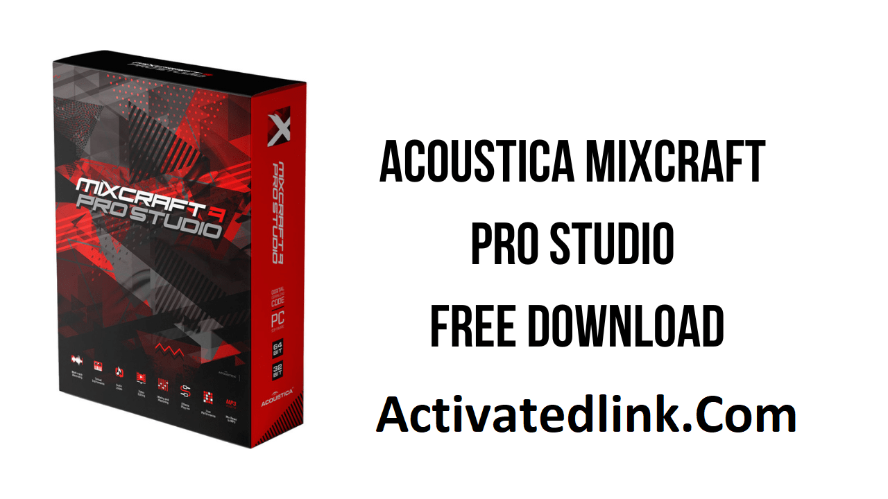 Mixcraft Pro Studio v10.1 Crack + License Key Free Download